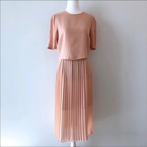Pink pleated skirt | Dress